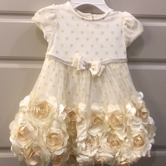 🌸Elegant floral baby dress - Picture 2 of 4